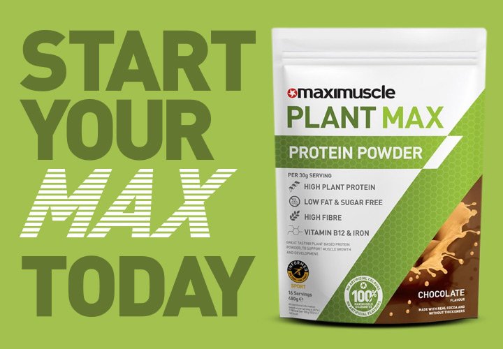 Start Your Max Today with Plant Max from Maximuscle 