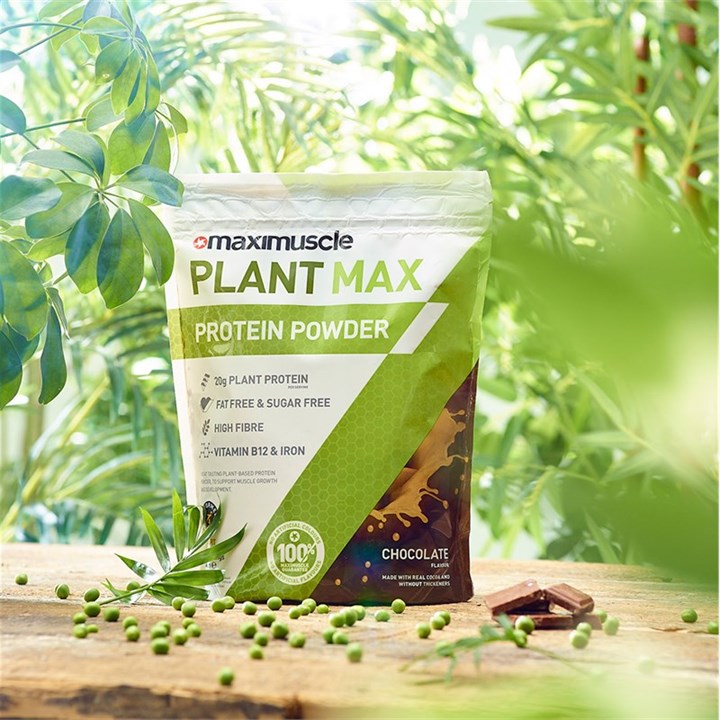 Znalezione obrazy dla zapytania: Maximuscle Plant Max Vegan Protein Powder