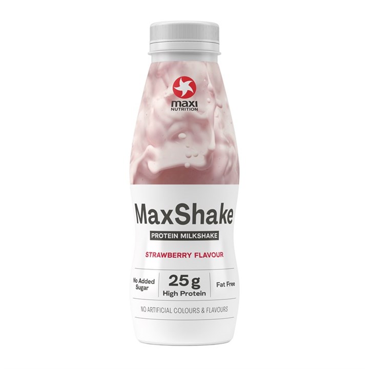 Strawberry MaxShake Protein Milk 330ml (Individual Bottle)