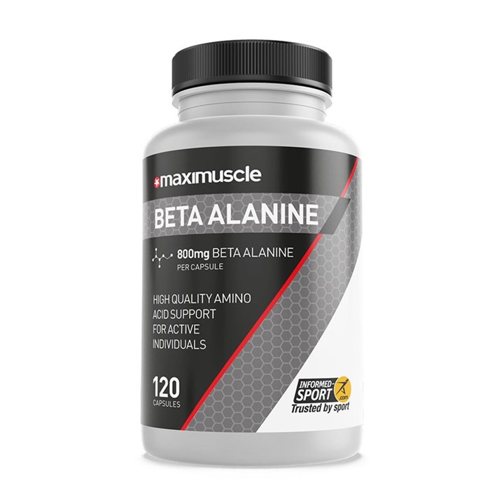 Maximuscle Beta-Alanine Amino Acid Supplement Capsules 120 Pack