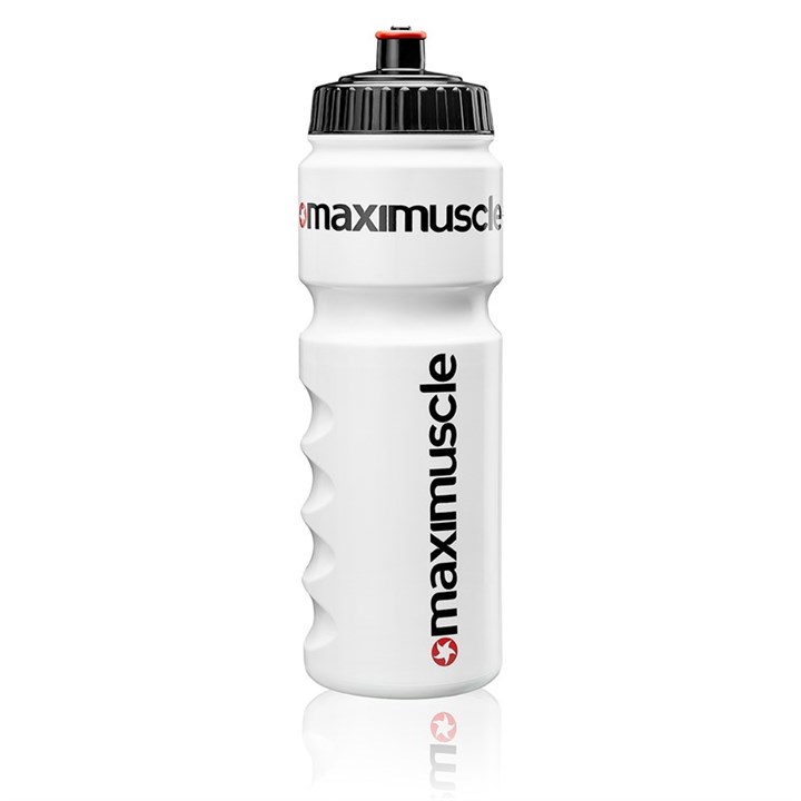 Maximuscle Bio-Based Sports Water Bottle 750ml in White