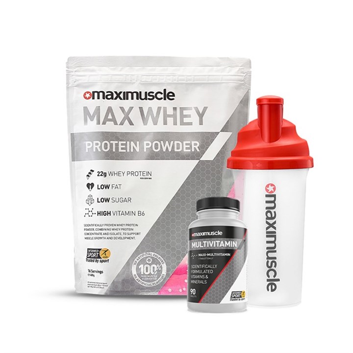 Maximuscle Max Whey 960g Protein & Multivitamins Bundle