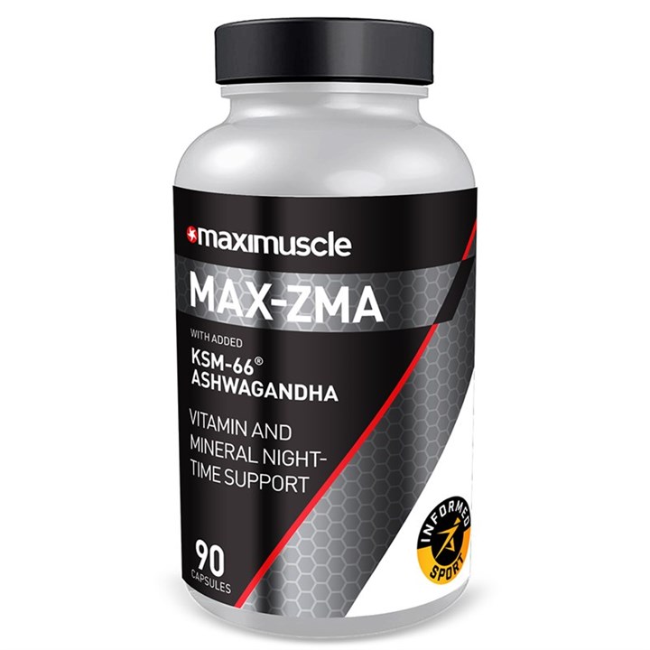 Maximuscle Max ZMA Zinc, Vitamin & Mineral Supplement Capsules 90 Pack