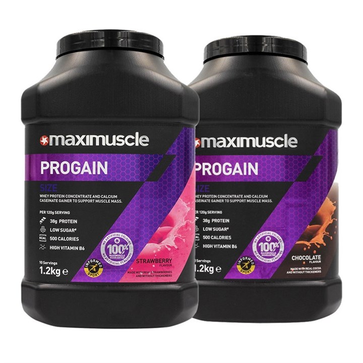 Maximuscle Progain Twin Pack 2 x 1.2kg Tubs Bundle