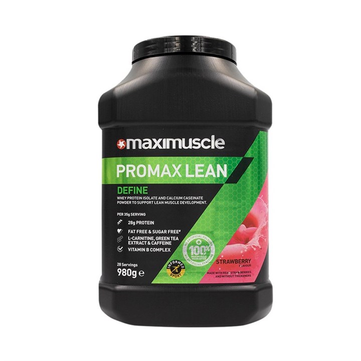 Maximuscle Promax Lean Protein Powder 980g Tub - Strawberry