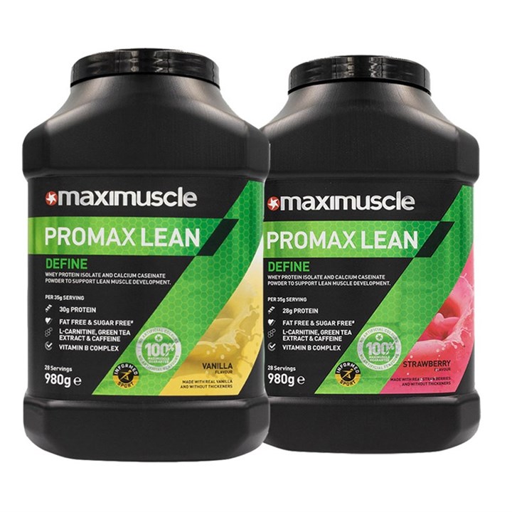 Maximuscle Promax Lean Twin Pack 2 x 980g Tubs Bundle
