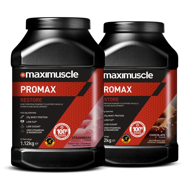 Maximuscle Promax Twin Pack 2 x 1.12kg Tubs Bundle
