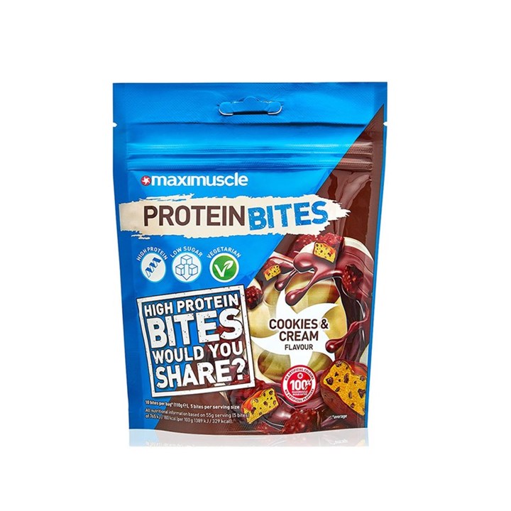 Protein Bites Bag 110g - Cookies and Cream (BBE: 31/01/23)