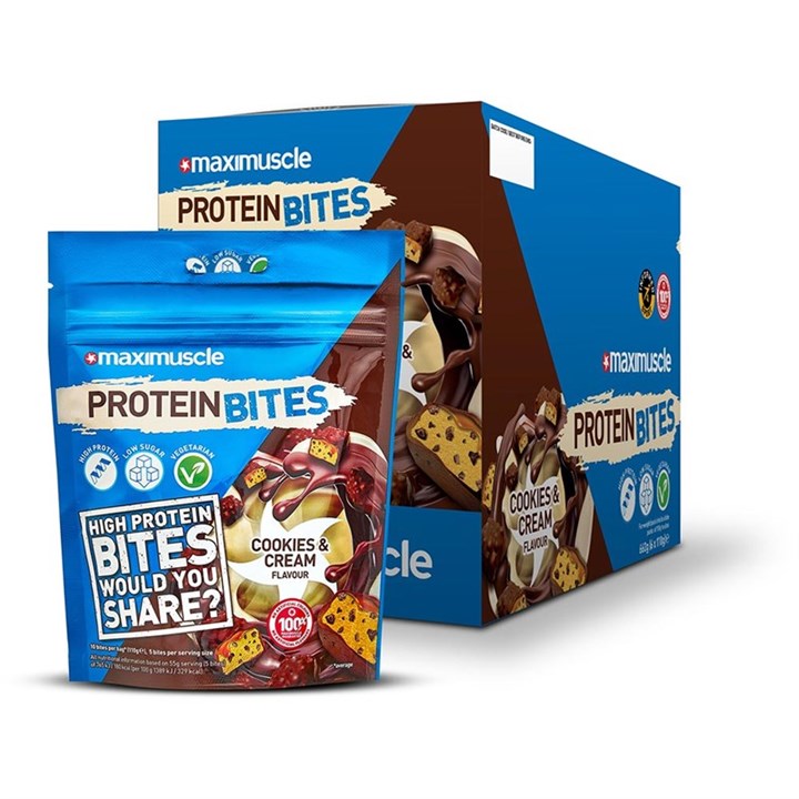 Maximuscle Protein Bites 6 x 110g - Cookies and Cream