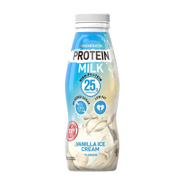 Vanilla Ice Cream Protein Milk 330ml Bottle