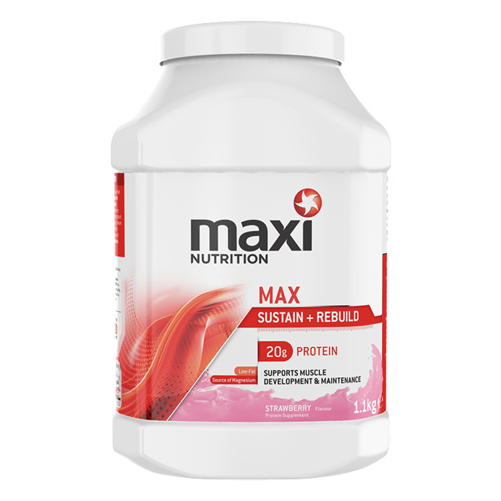 MaxiNutrition Max Protein Powder 1.1kg Tub - Strawberry